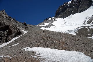 14 The Hill To Camp 1 From Plaza Argentina Base Camp